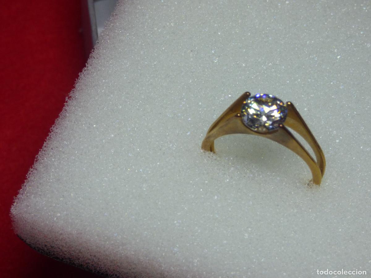 Joyeria: Anillo acero,con circonita. - Foto 1