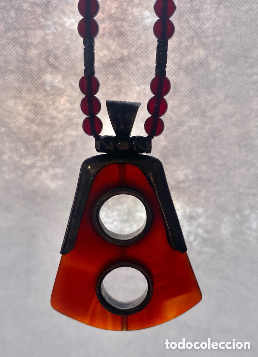 Joyeria: Collar de plata Tuareg y &Aacute;gata - Foto 2
