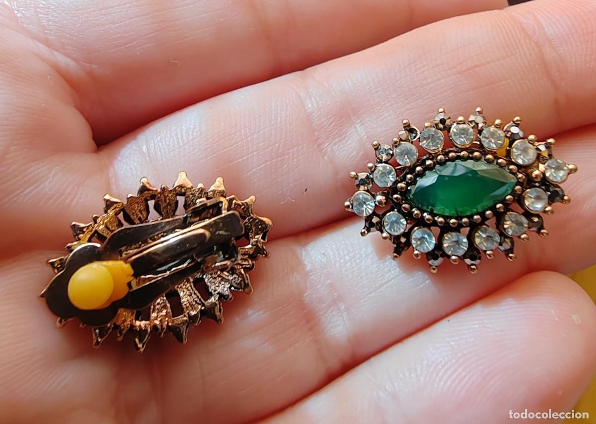Joyeria: Pendientes de Cristal Esmeralda - Foto 2