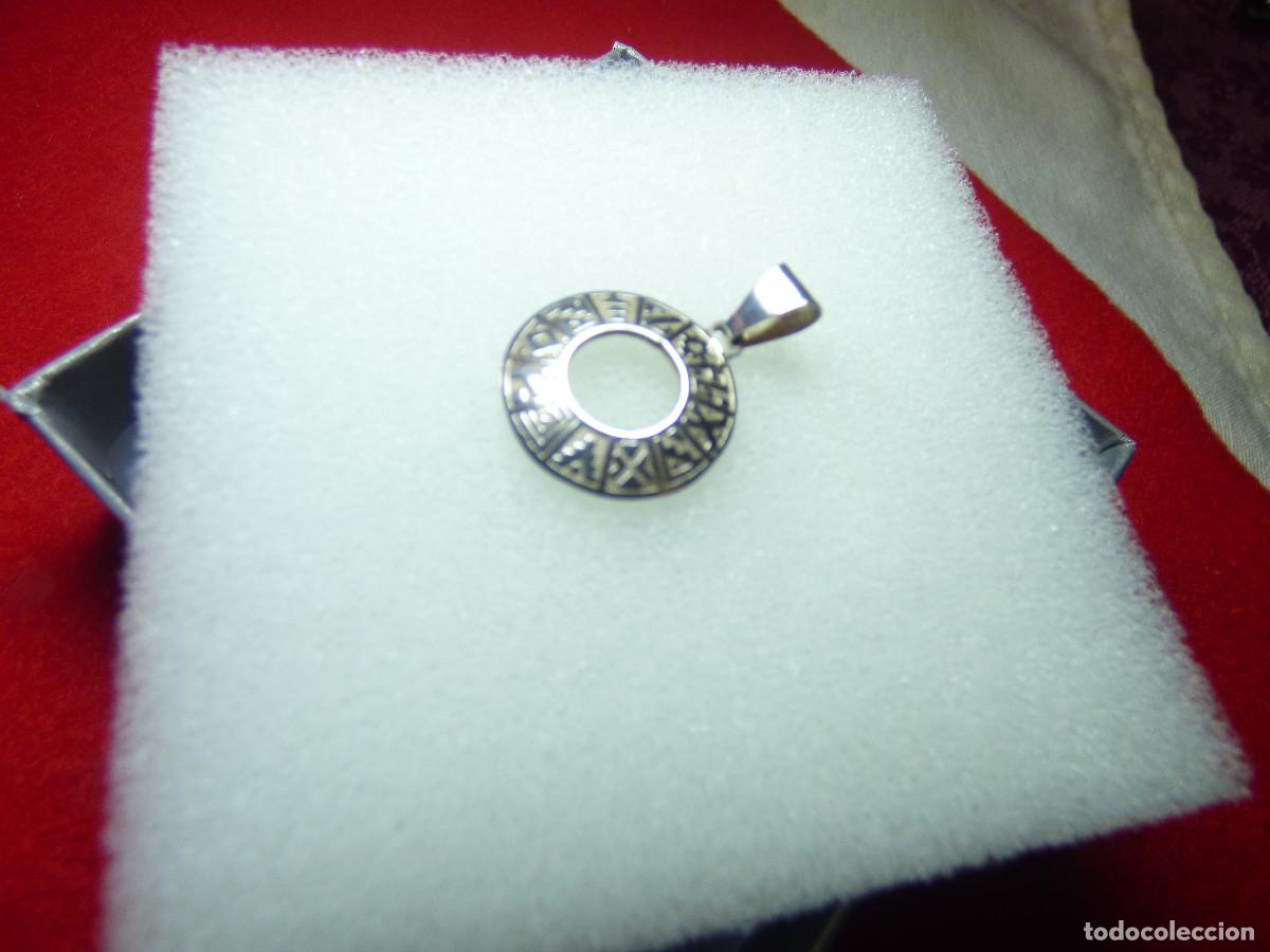 Joyeria: Colgante de plata.Disco solar,Peru. - Foto 2