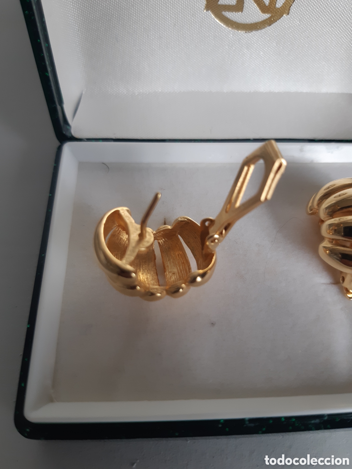 Joyeria: Pendientes chapados oro. ZRC - Foto 3