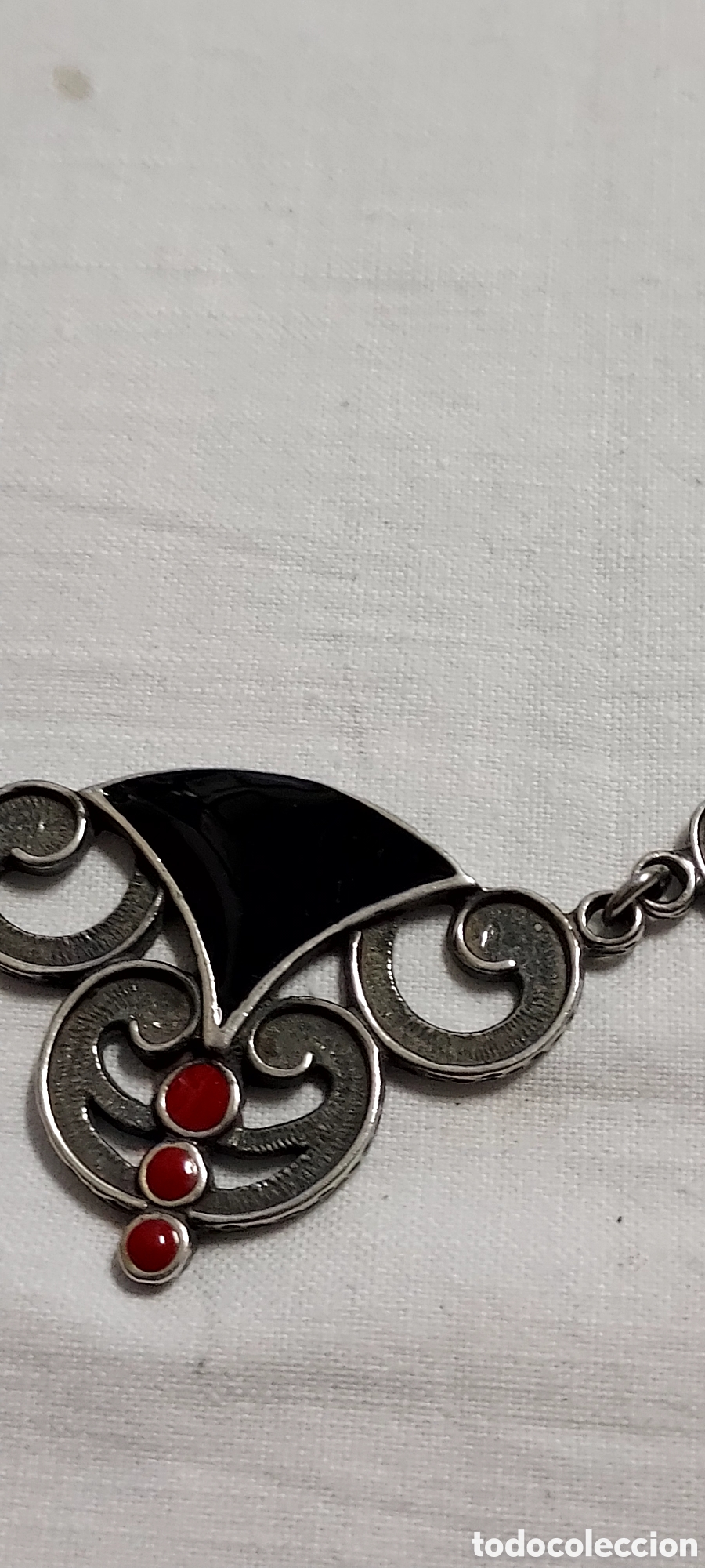 Joyeria: BONITO COLLAR DE PLATA CU&Ntilde;ADO 925 EN EL CIERRE - Foto 3