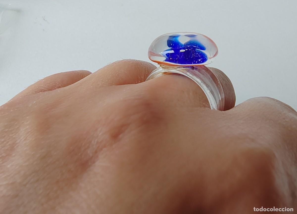 Joyeria: Anillo de Cristal de Murano - Foto 2