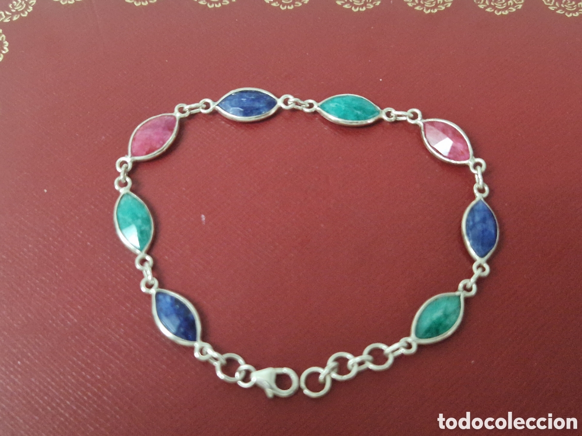 Joyeria: PULSERA PLATA PIEDRAS PRECIOSAS - Foto 2