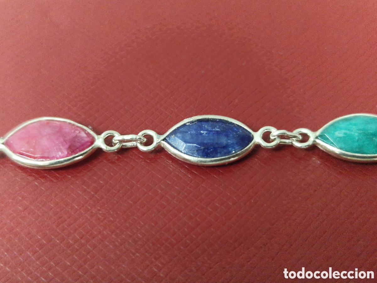 Joyeria: PULSERA PLATA PIEDRAS PRECIOSAS - Foto 4