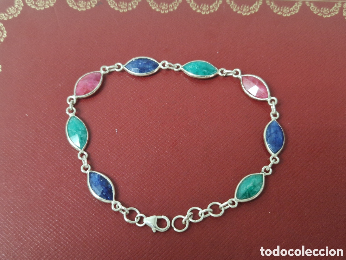 Joyeria: PULSERA PLATA PIEDRAS PRECIOSAS - Foto 1