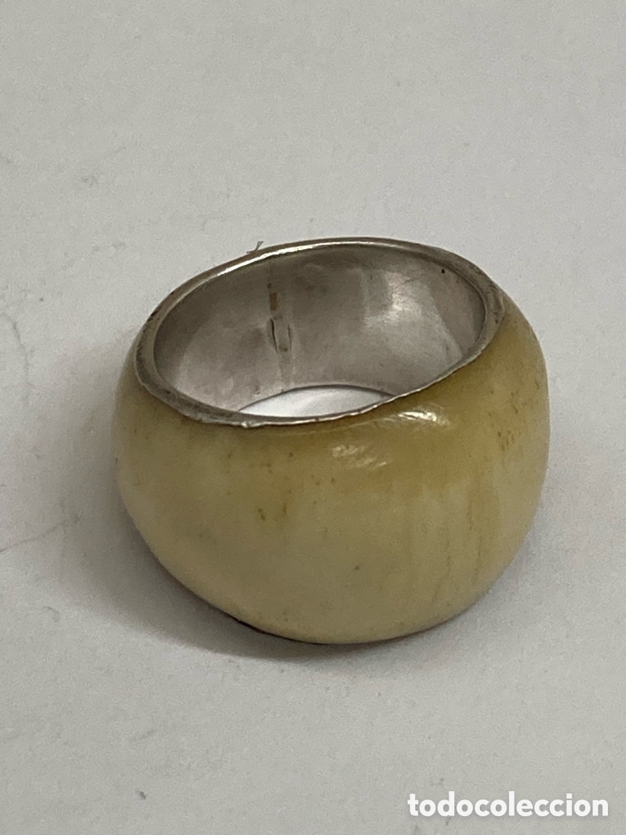 Joyeria: Anillo de plata y hueso S275 - Foto 1