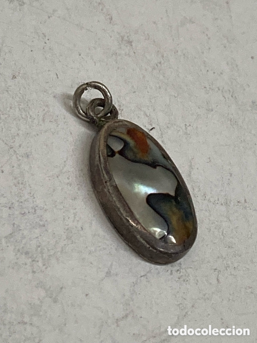 Joyeria: Colgante de plata y n&aacute;car C403 - Foto 1