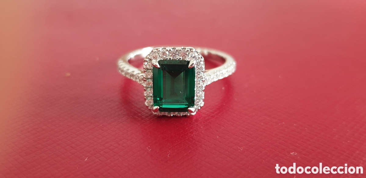 Joyeria: BONITO ANILLO PLATA RODIADA CUARZO VERDE - Foto 7
