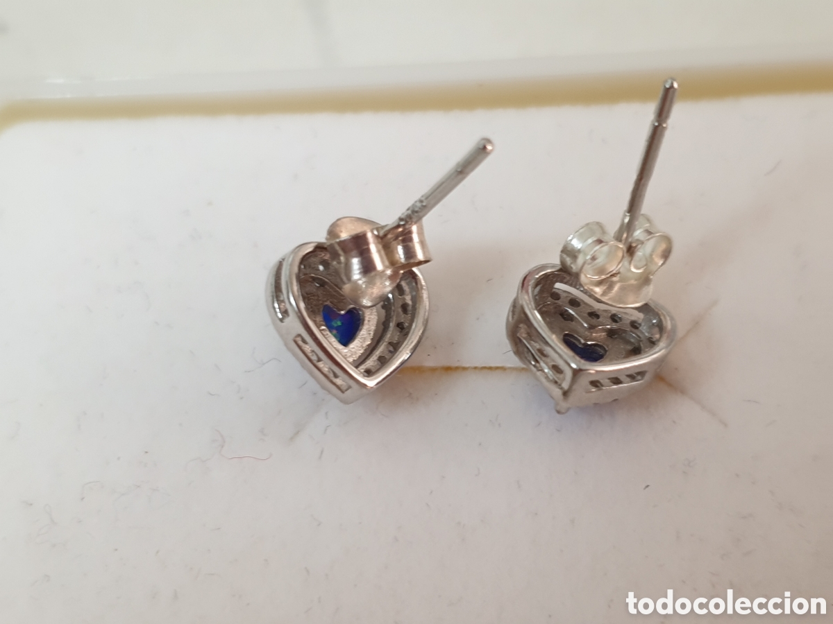 Joyeria: PENDIENTES PLATA RODIADA OPALOS Y CIRCONITAS - Foto 3