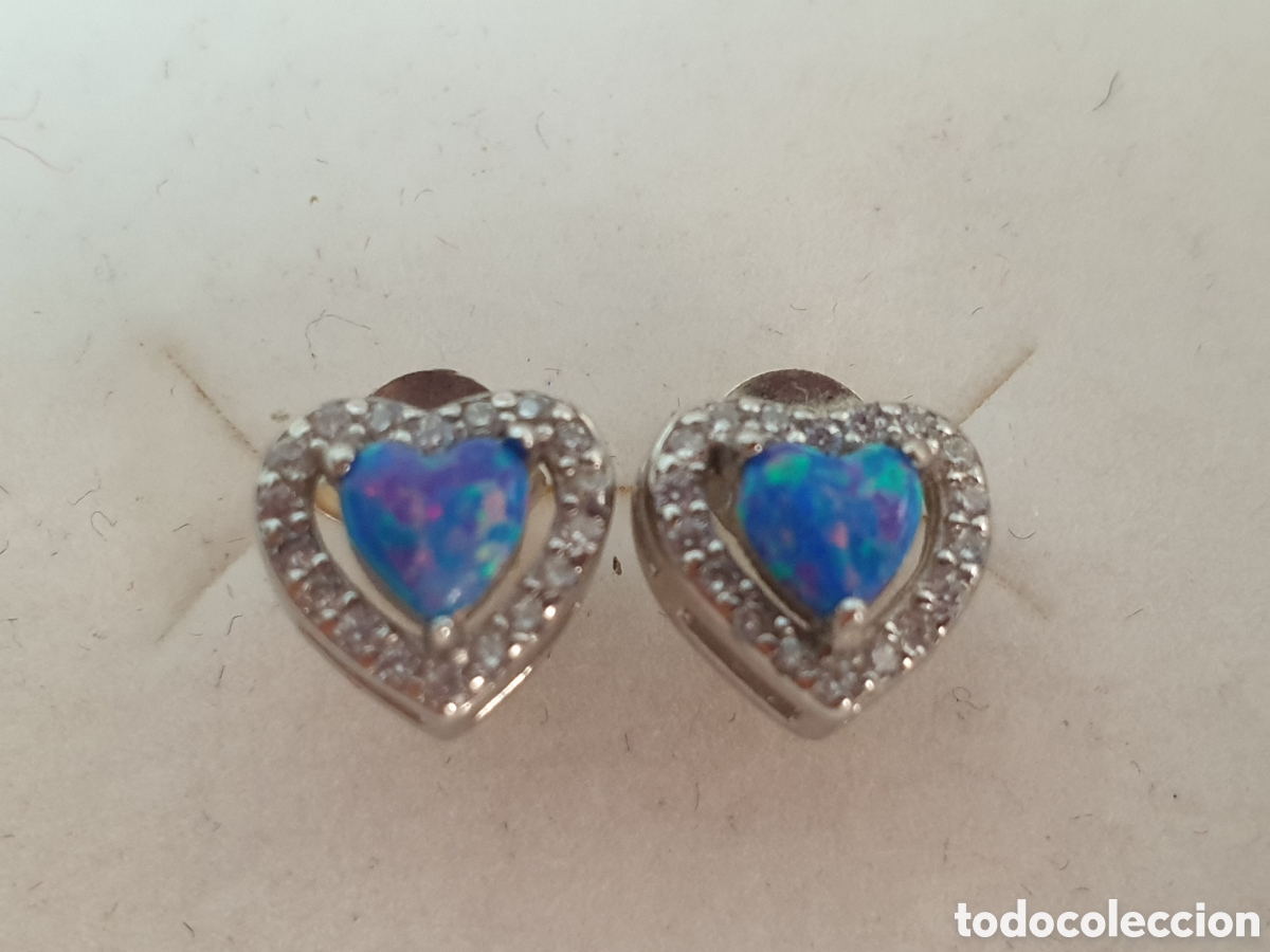 Joyeria: PENDIENTES PLATA RODIADA OPALOS Y CIRCONITAS - Foto 5