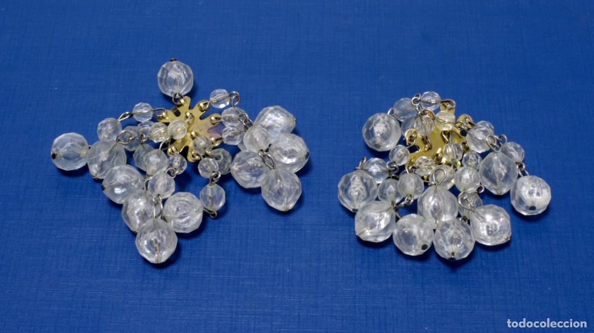 Joyeria: GRANDES PENDIENTES VINTAGE, BOLAS TRANSPARENTES - Foto 1