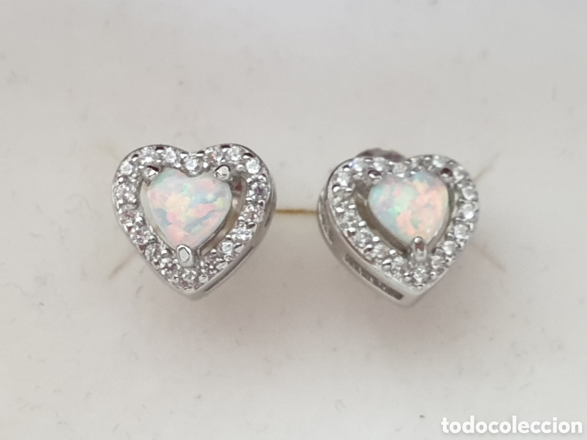 Joyeria: PRECIOSOS PENDIENTES PLATA RODIADA TOPACIO AZUL - Foto 4