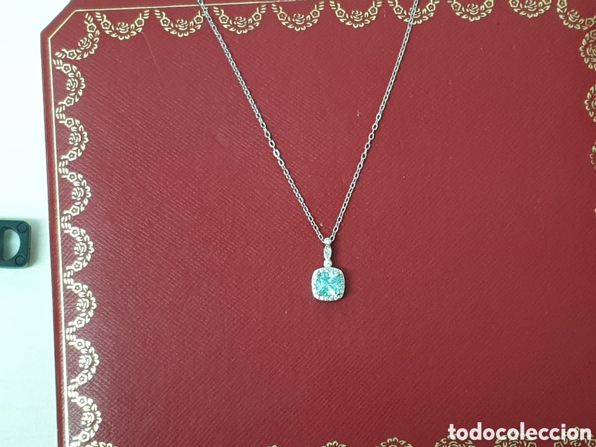Joyeria: COLGANTEVY CADENA PLATA Y TOPACIO AZUL - Foto 4