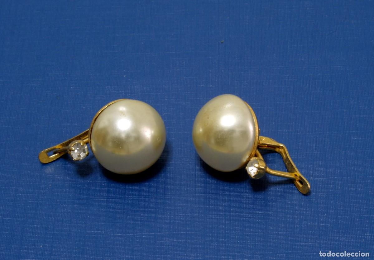 Joyeria: PENDIENTES VINTAGE, SENCILLAS BOLAS DE BISUTER&Iacute;A - Foto 1