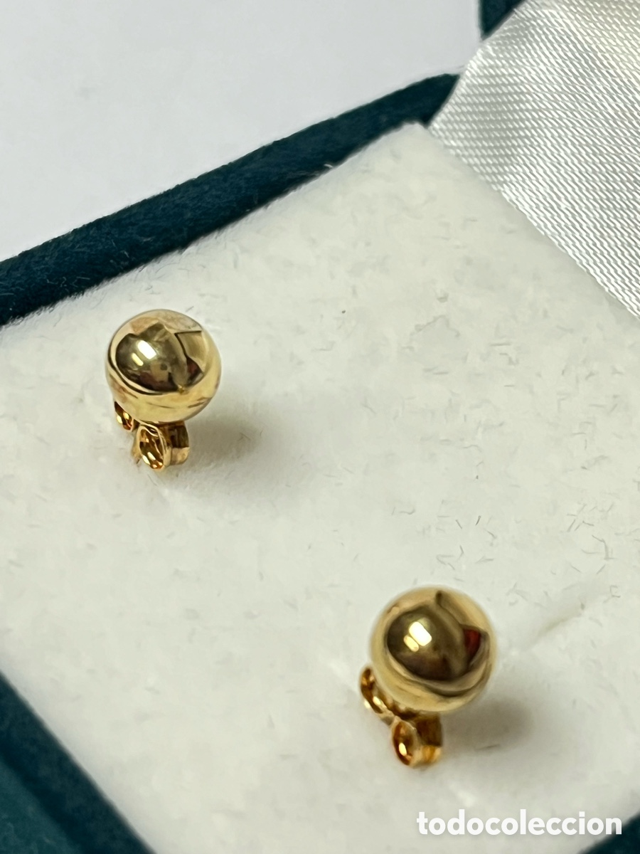 Joyeria: Pendientes dormilones de oro 9k /Mk06 - Foto 3