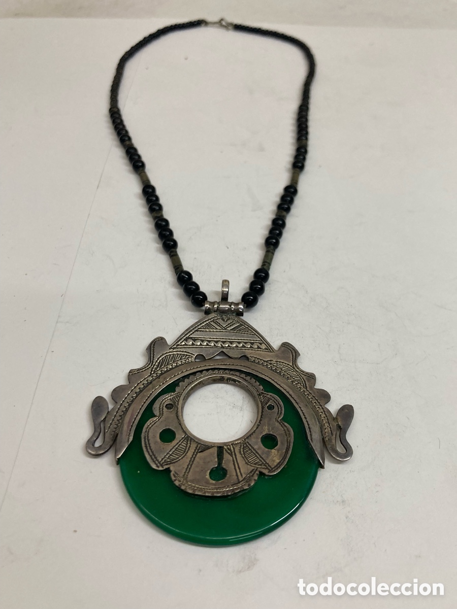 Joyeria: Collar de plata y jade CC129 - Foto 1