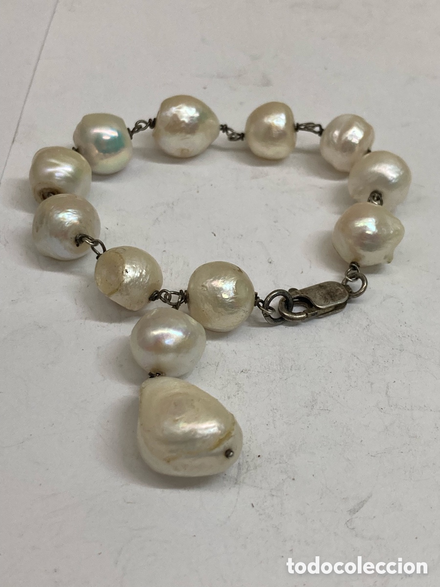 Joyeria: Pulsera de plata y perlas Pul252 - Foto 1