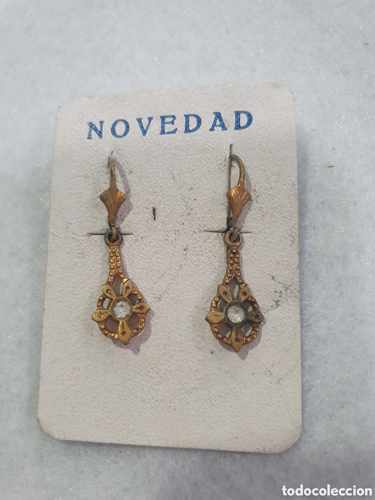 Joyeria: Pendientes bisuteria antigua. (L85) - Foto 1