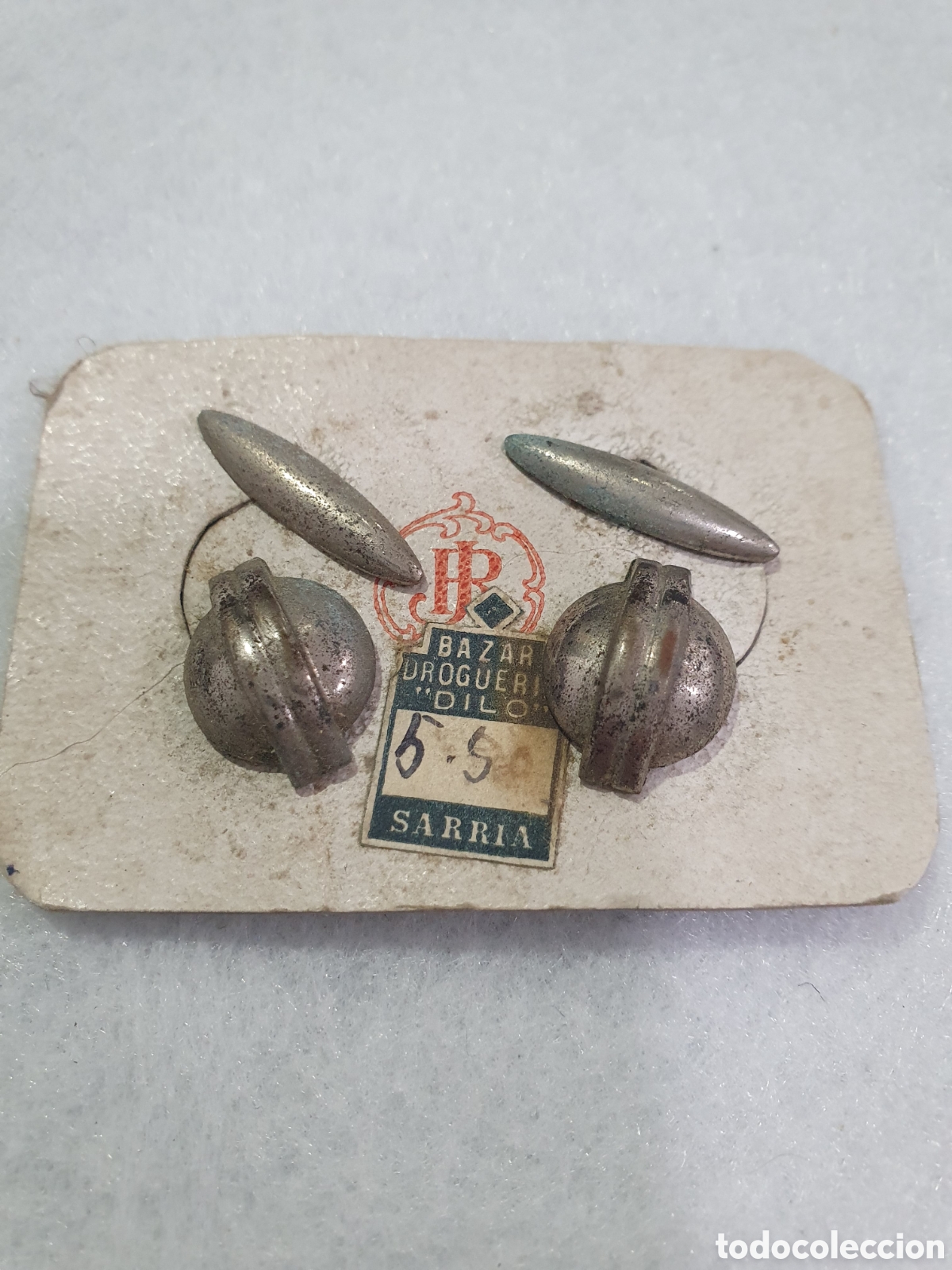 Joyeria: Antiguos gemelos en metal. (L85) - Foto 1