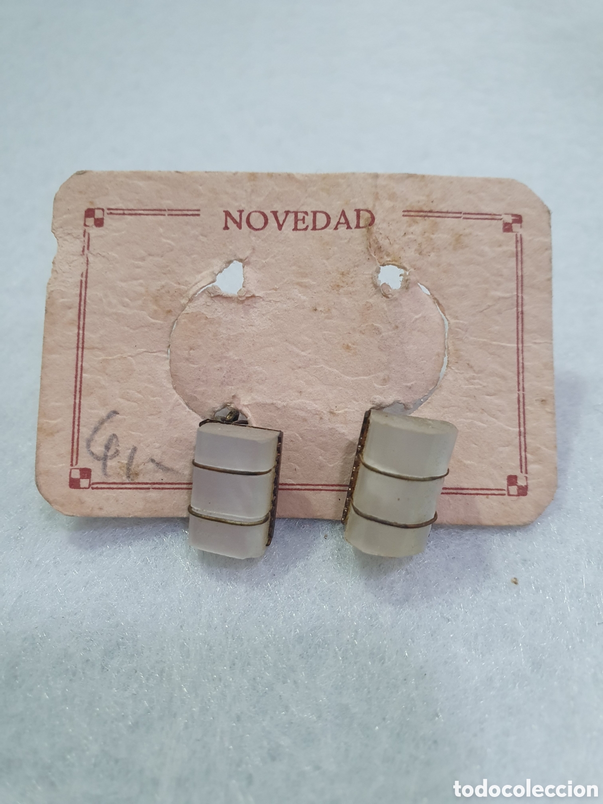 Joyeria: Antiguos gemelos tipo nacar. (L85) - Foto 1