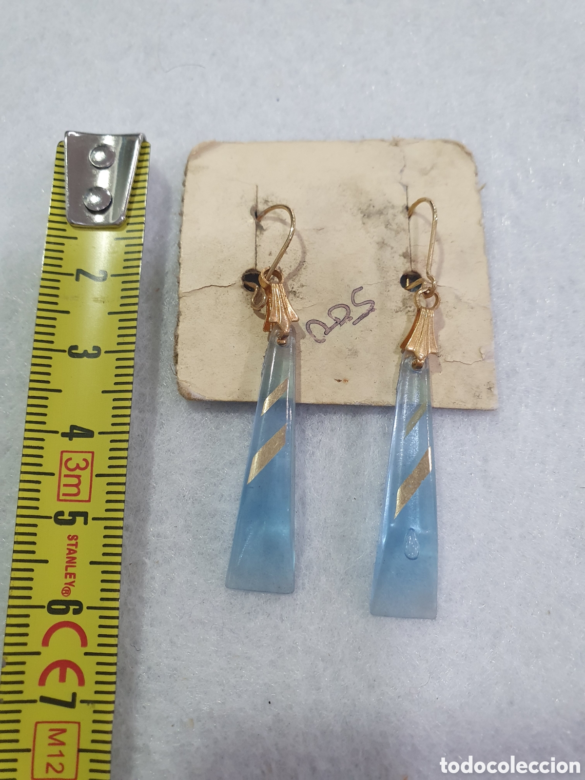 Joyeria: Pendientes bisuteria antigua. (L85) - Foto 2