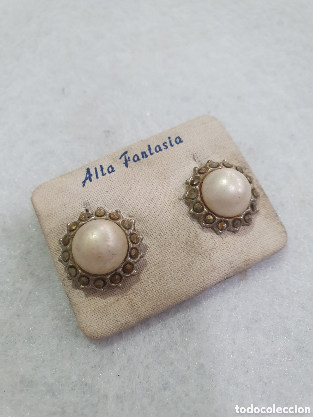Joyeria: Pendientes bisuteria antigua. (L85) - Foto 1
