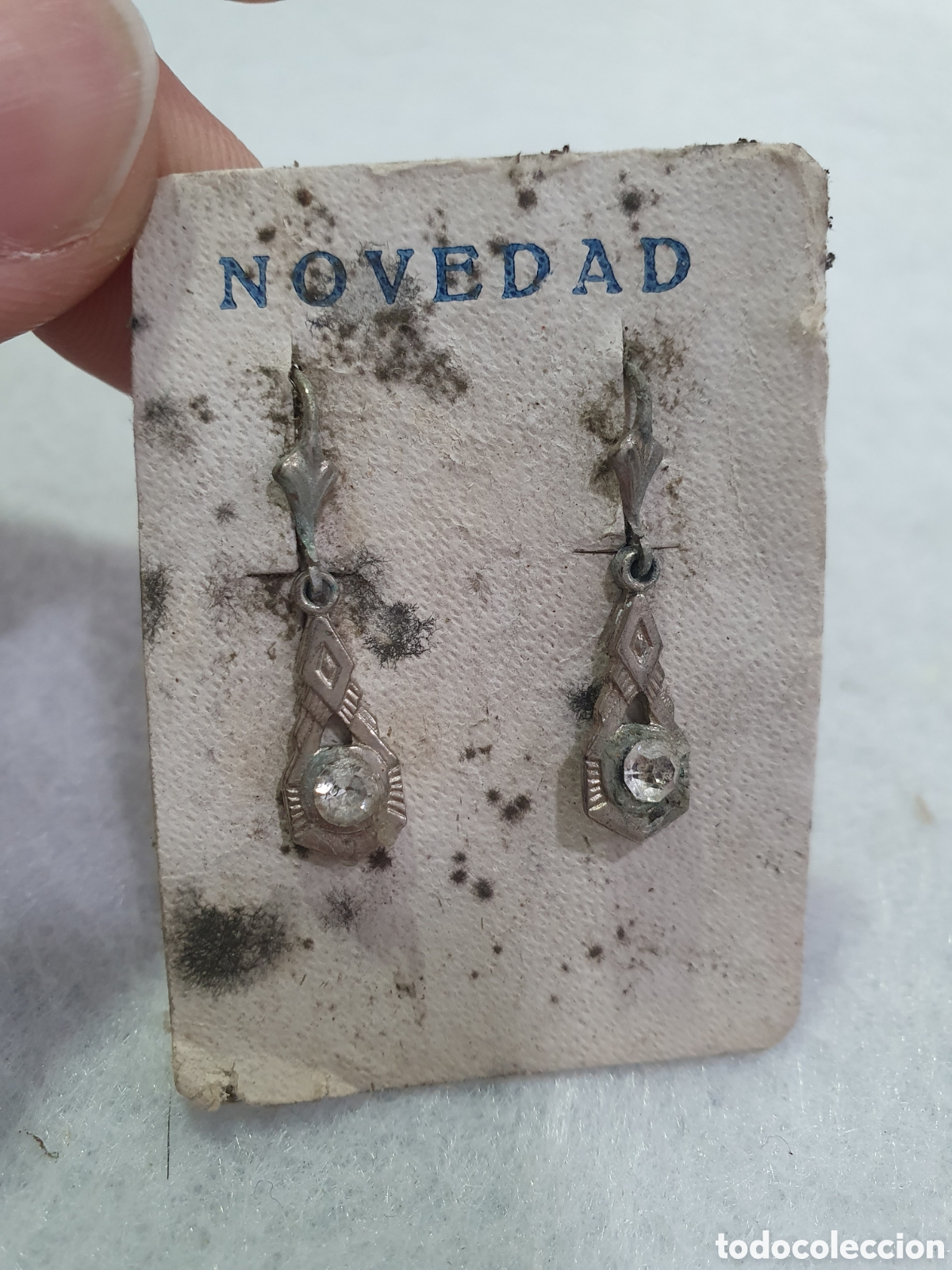 Joyeria: Pendientes bisuteria antigua. (L85) - Foto 1