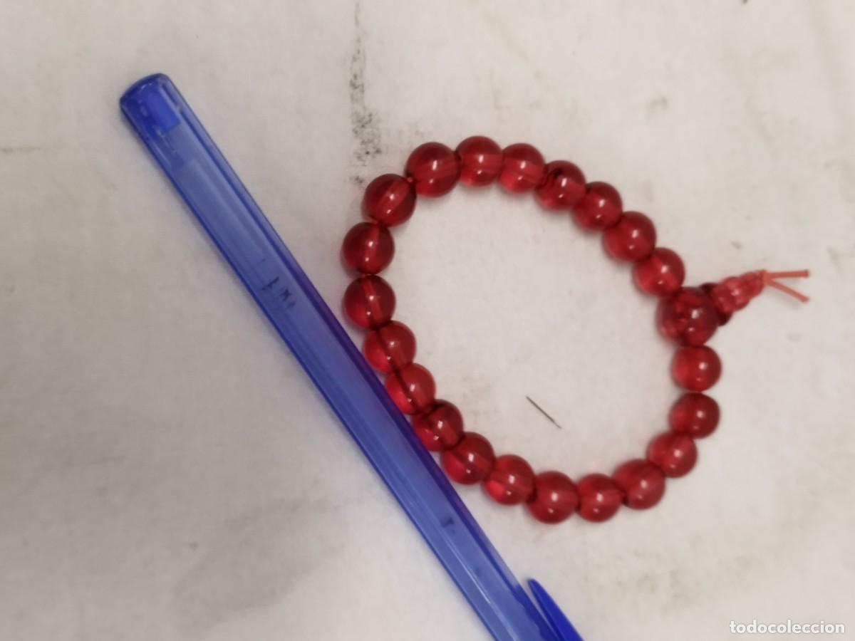 Joyeria: Pulsera de cuentas rojas. - Foto 1