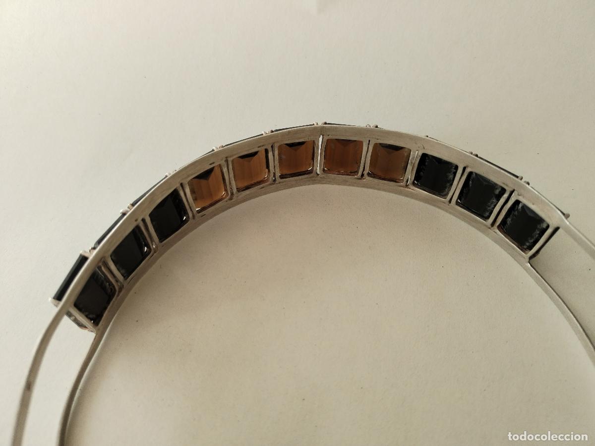 Joyeria: vintage collar de plata con onix y citrine - Foto 3