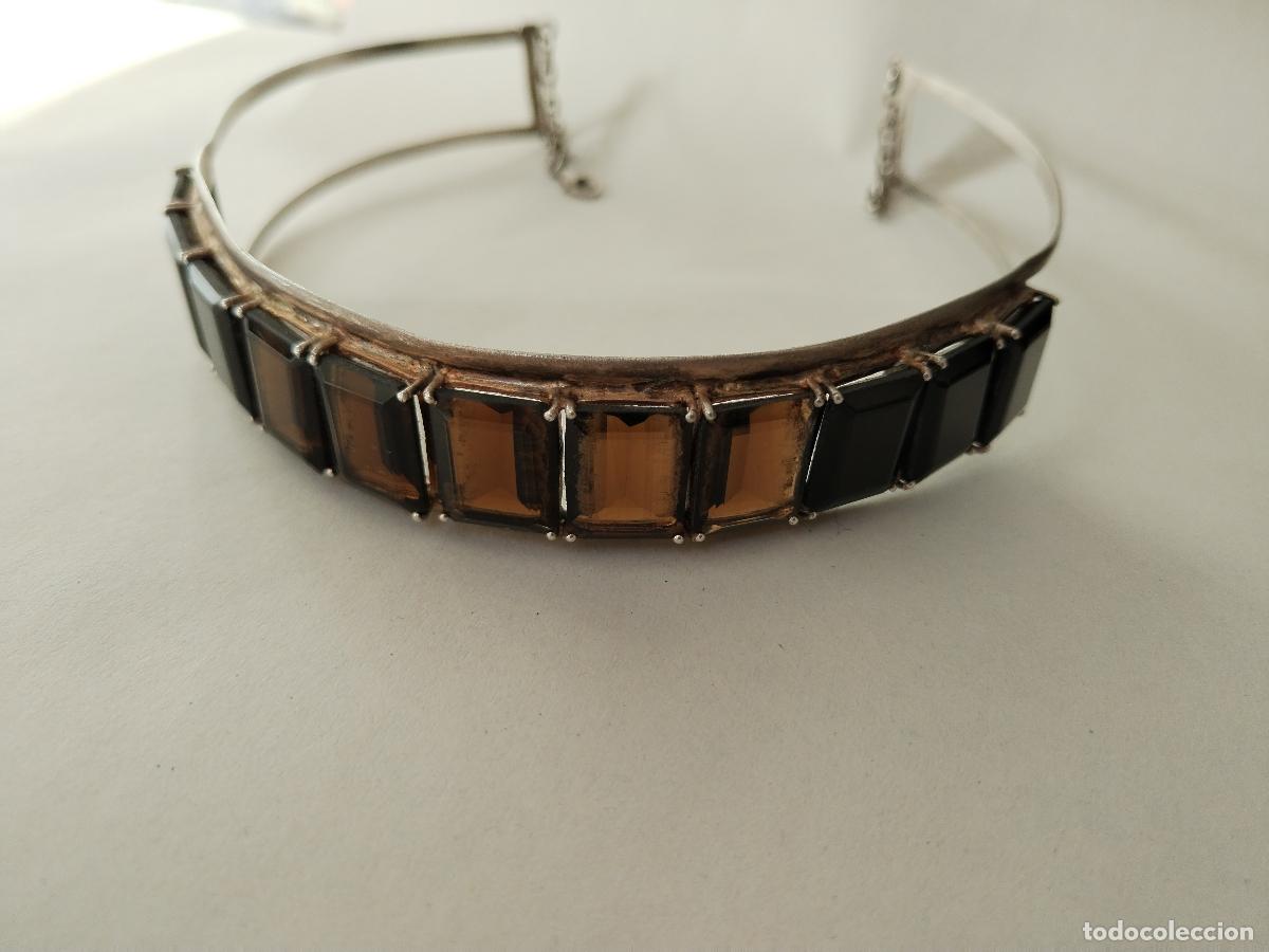 Joyeria: vintage collar de plata con onix y citrine - Foto 6