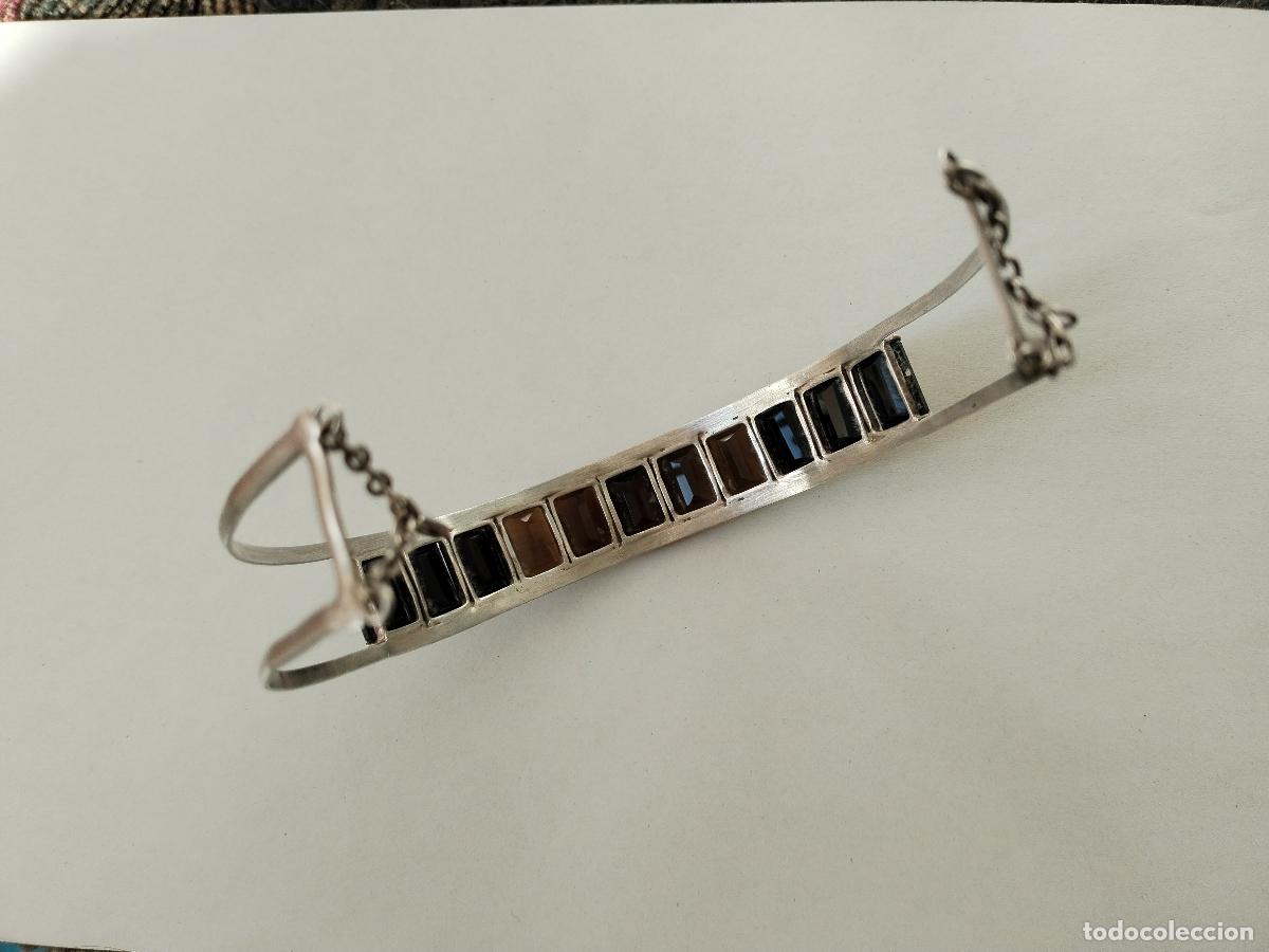 Joyeria: vintage collar de plata con onix y citrine - Foto 7