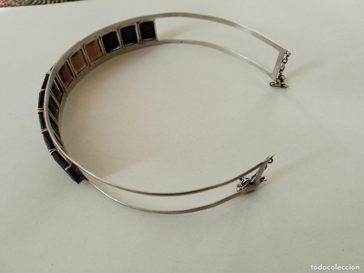 Joyeria: vintage collar de plata con onix y citrine - Foto 9