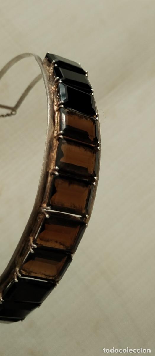 Joyeria: vintage collar de plata con onix y citrine - Foto 14