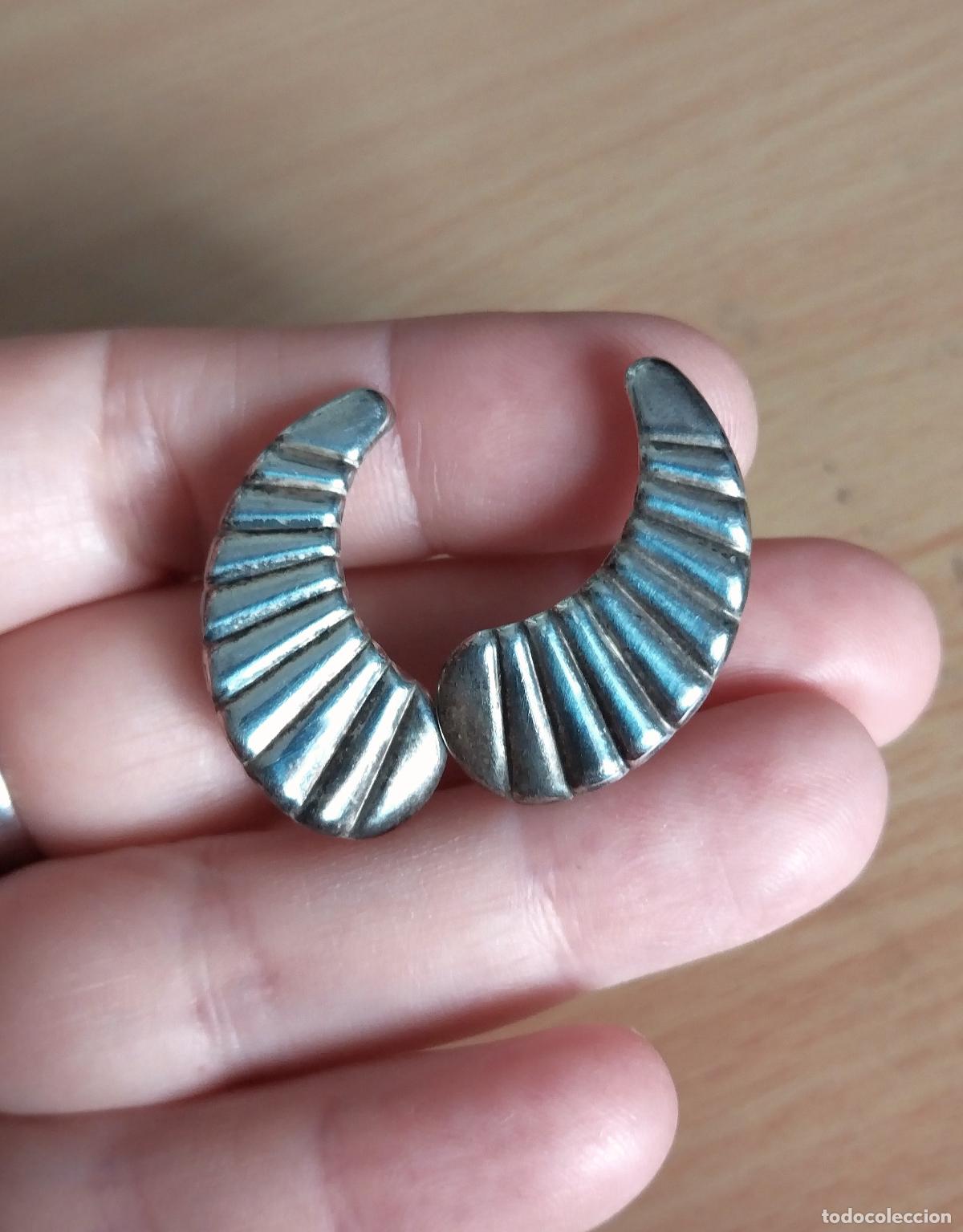 Joyeria: Originales pendientes de plata de ley, contrastada. - Foto 1