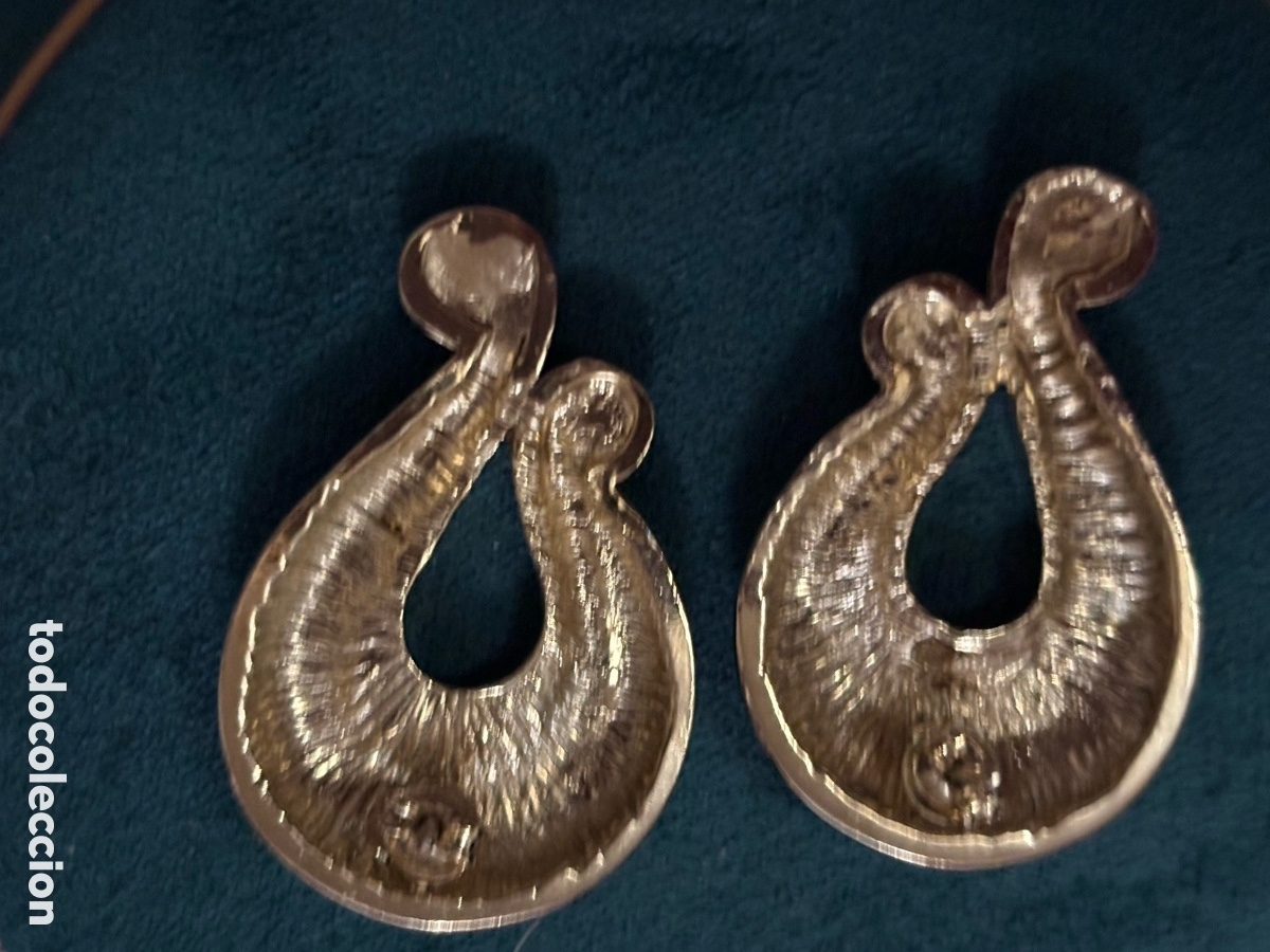 Joyeria: Pendientes dorados vintage - Foto 2