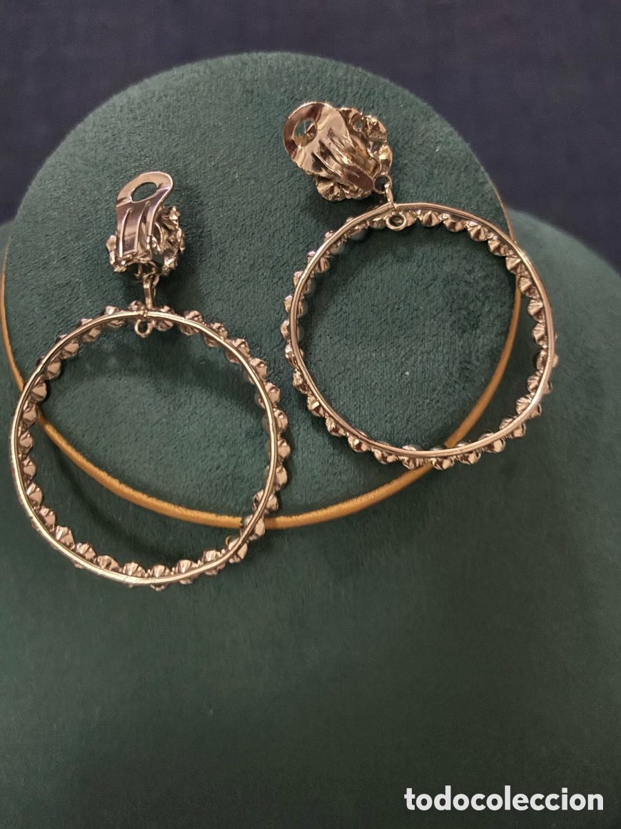 Joyeria: Pendientes de estrass con cierre de pinza - Foto 2
