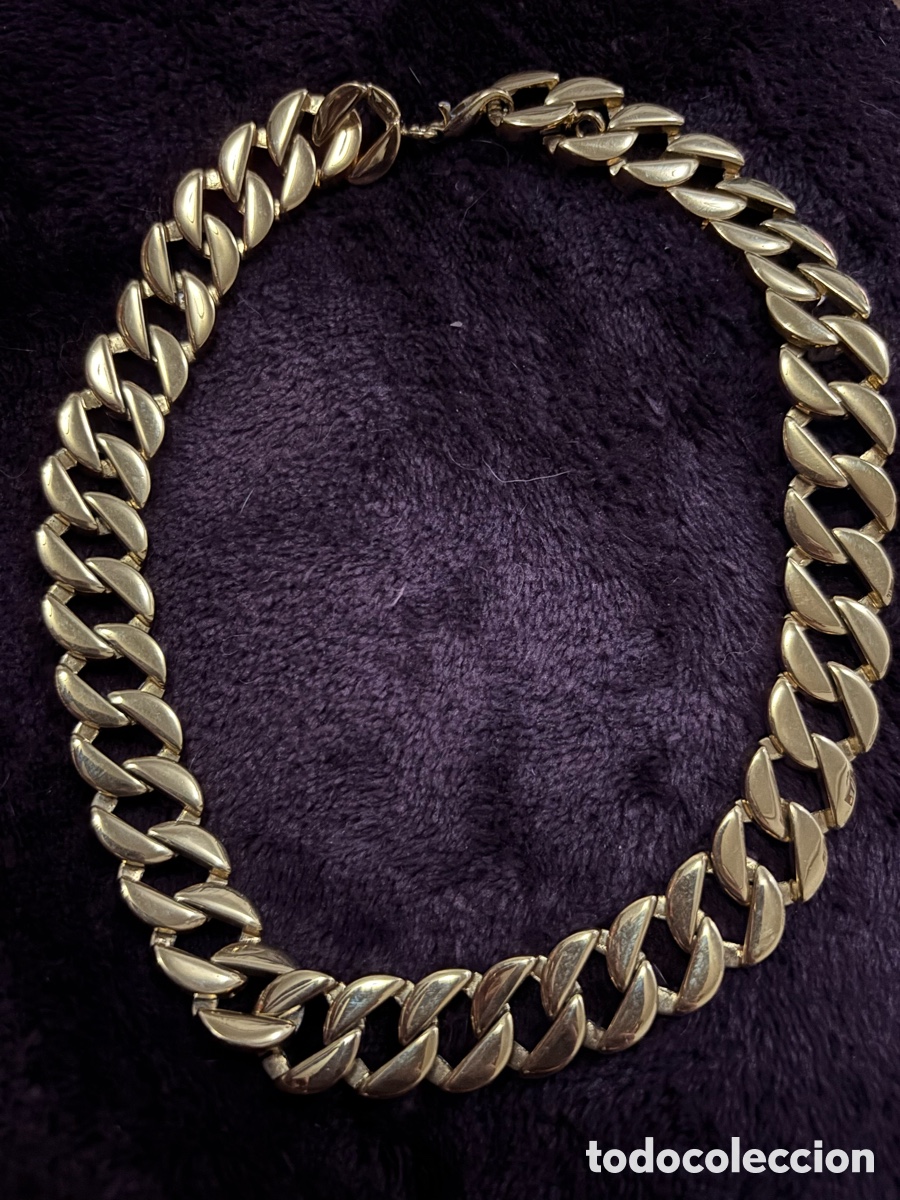 Joyeria: Gargantilla de metal dorado - Foto 2