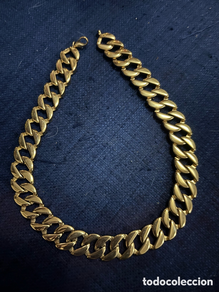 Joyeria: Gargantilla de metal dorado - Foto 1
