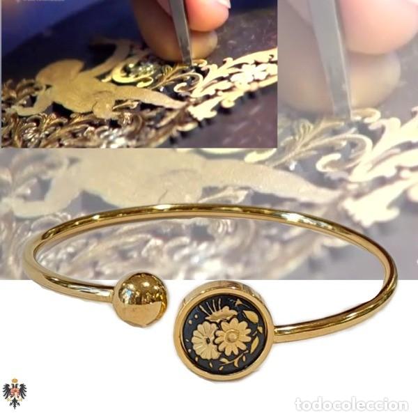 Joyeria: PULSERA RIGIDA DAMASQUINADA EN ORO 24K - Foto 1