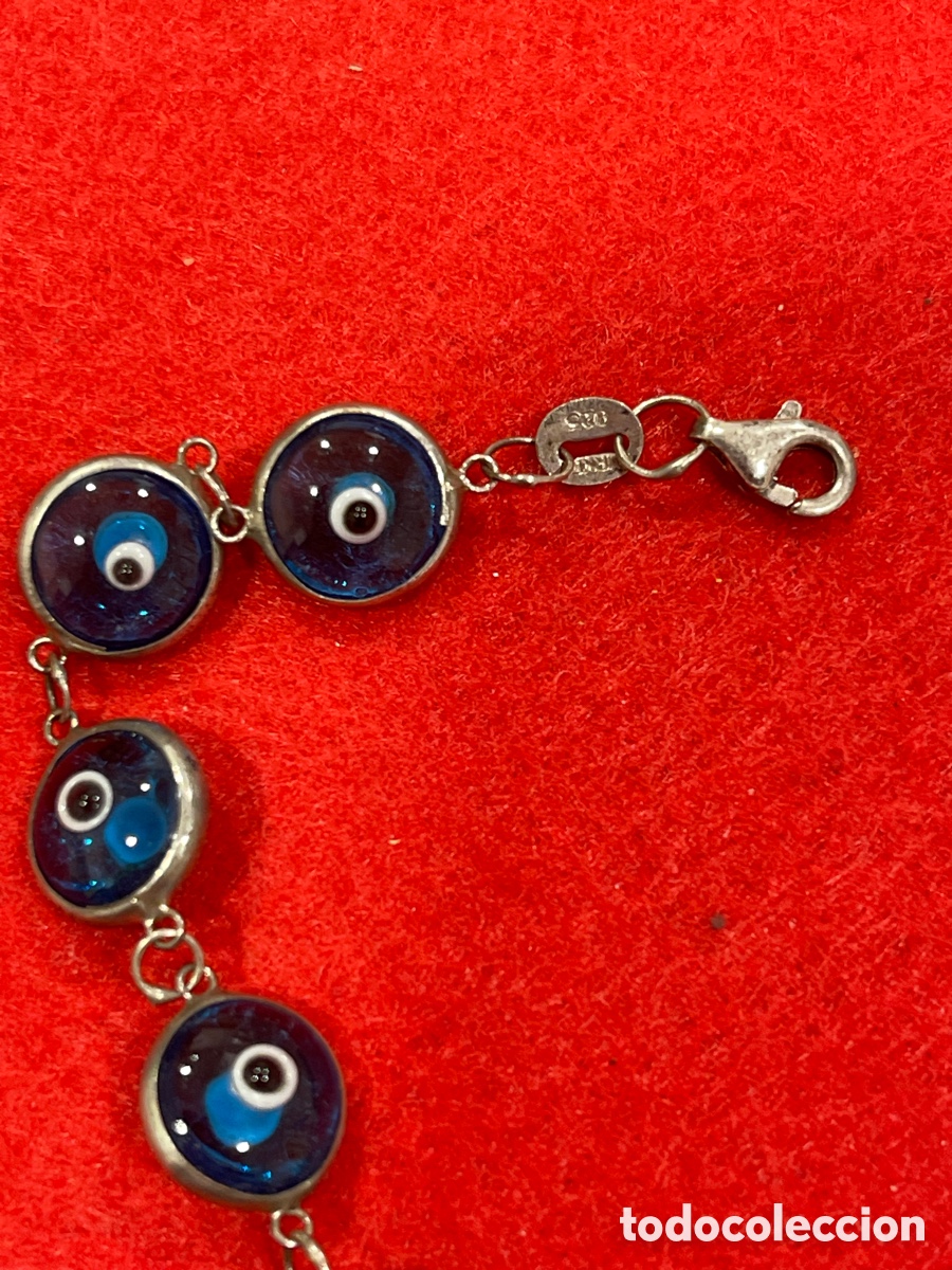 Joyeria: Pulsera de ojo turco en plata de ley. - Foto 2