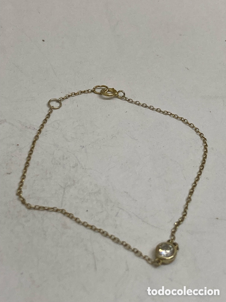 Joyeria: Pulsera de plata dorada Pul254 - Foto 1