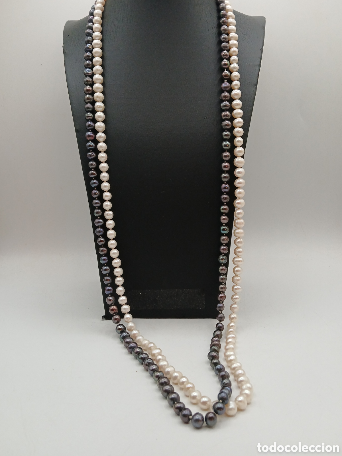 Joyeria: Collar perlas de Tahiti bicolor. Sin cierre - Foto 4