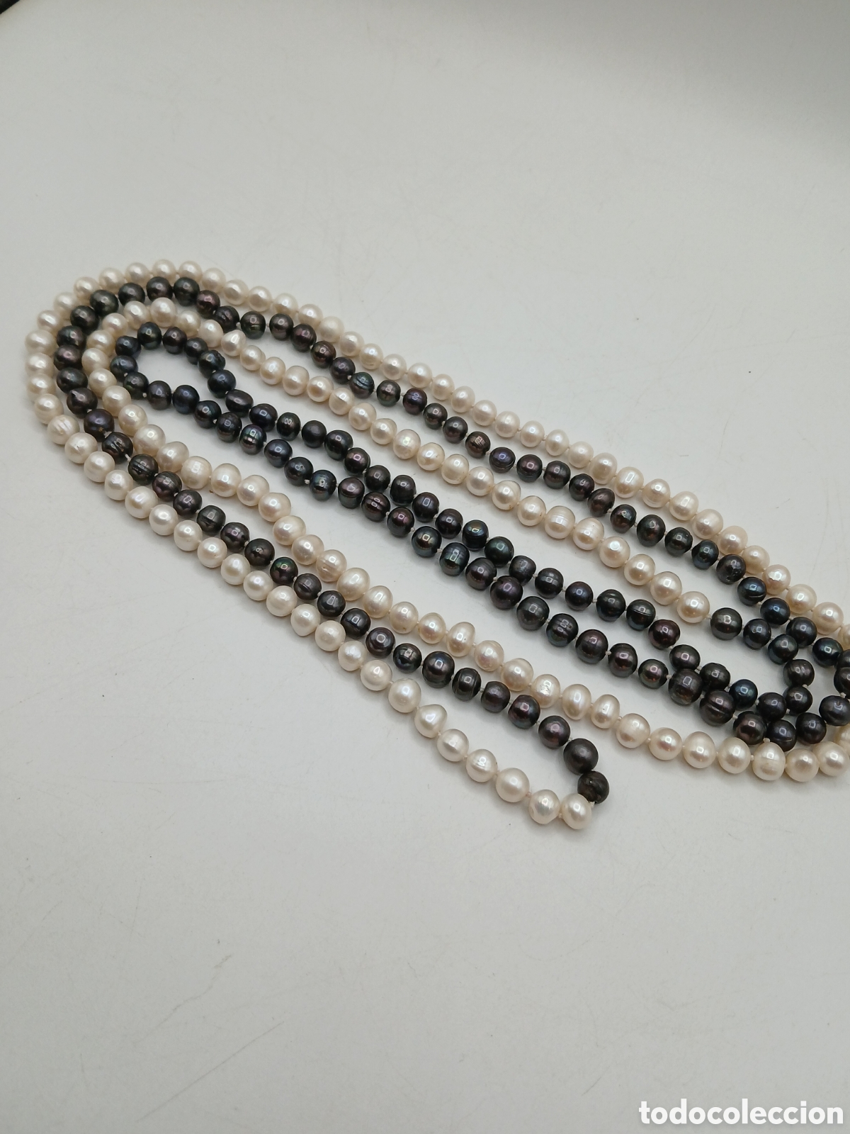 Joyeria: Collar perlas de Tahiti bicolor. Sin cierre - Foto 5