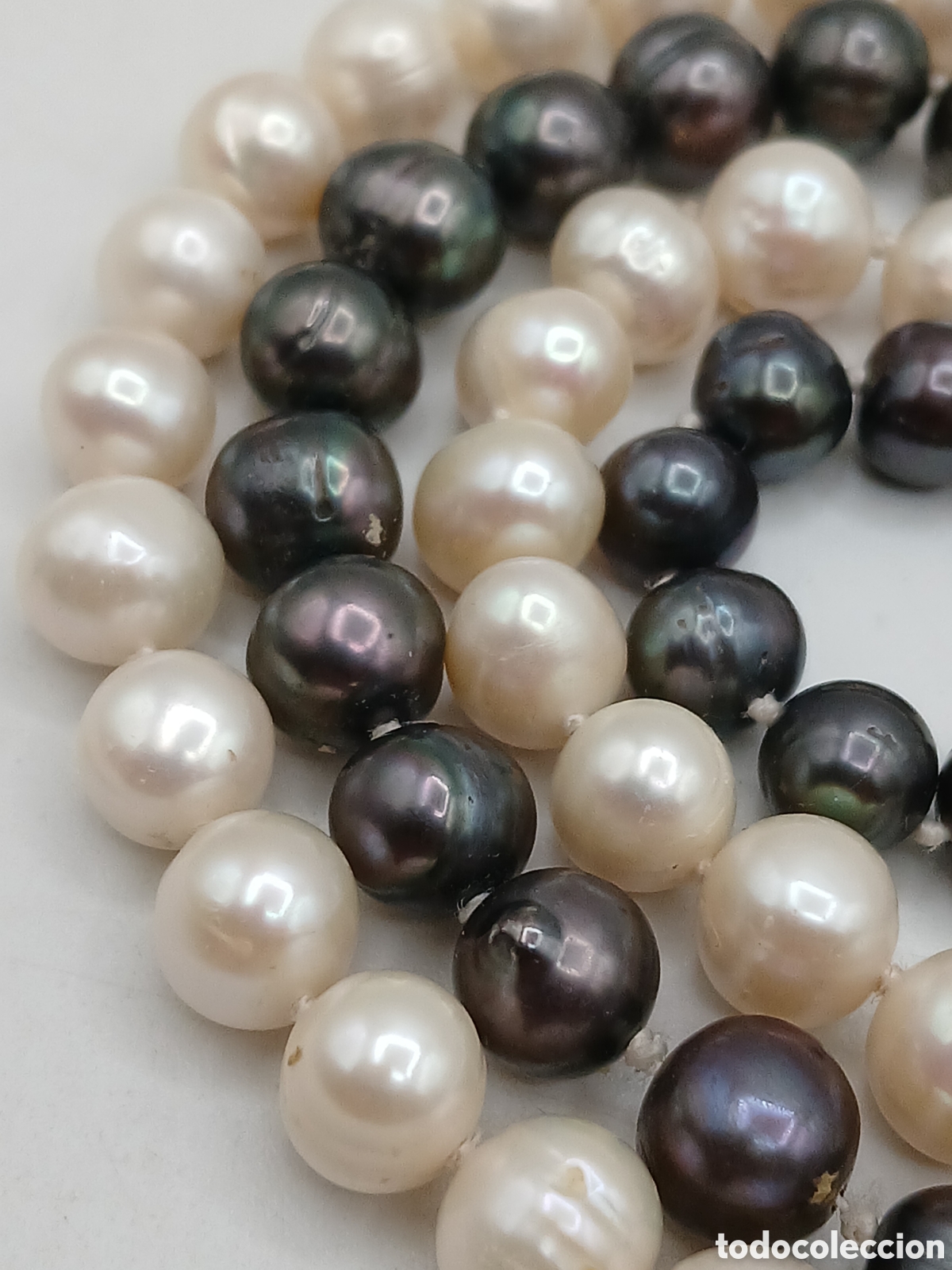 Joyeria: Collar perlas de Tahiti bicolor. Sin cierre - Foto 10