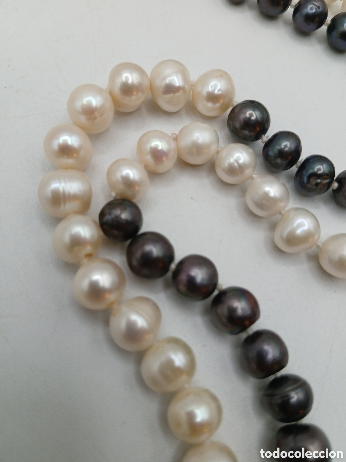 Joyeria: Collar perlas de Tahiti bicolor. Sin cierre - Foto 11