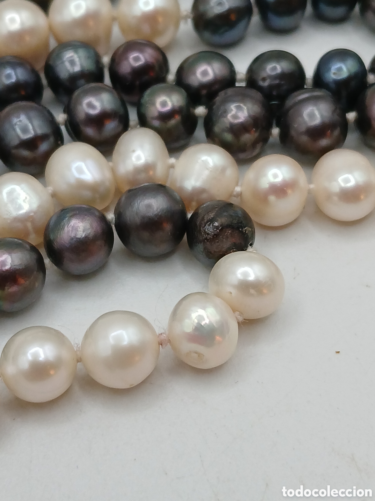 Joyeria: Collar perlas de Tahiti bicolor. Sin cierre - Foto 12