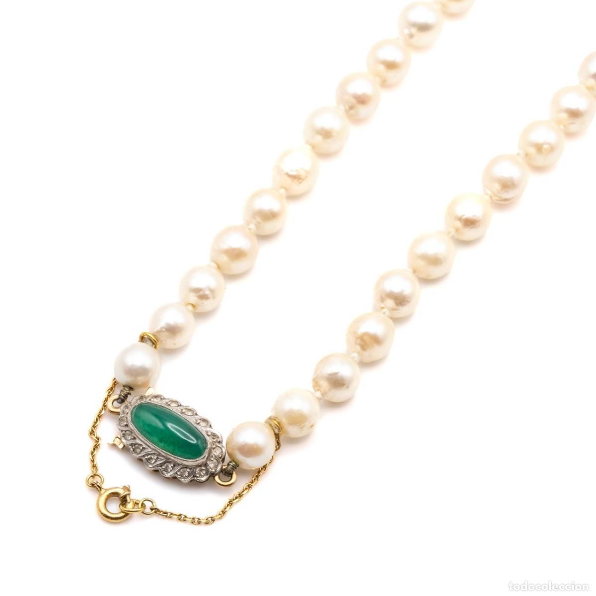 Joyeria: Collar Perlas Broche Roseta - Foto 1