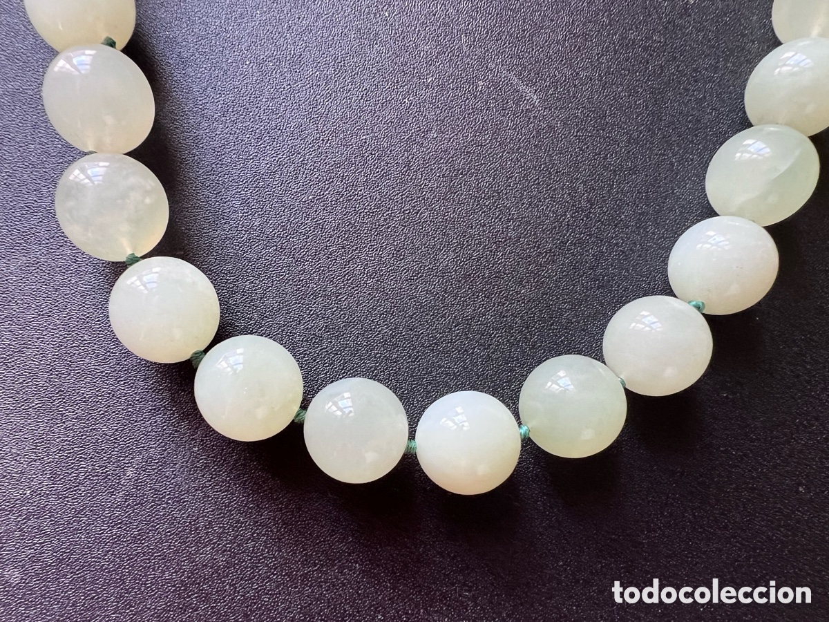 Joyeria: Collar jade y plata de ley - Foto 2