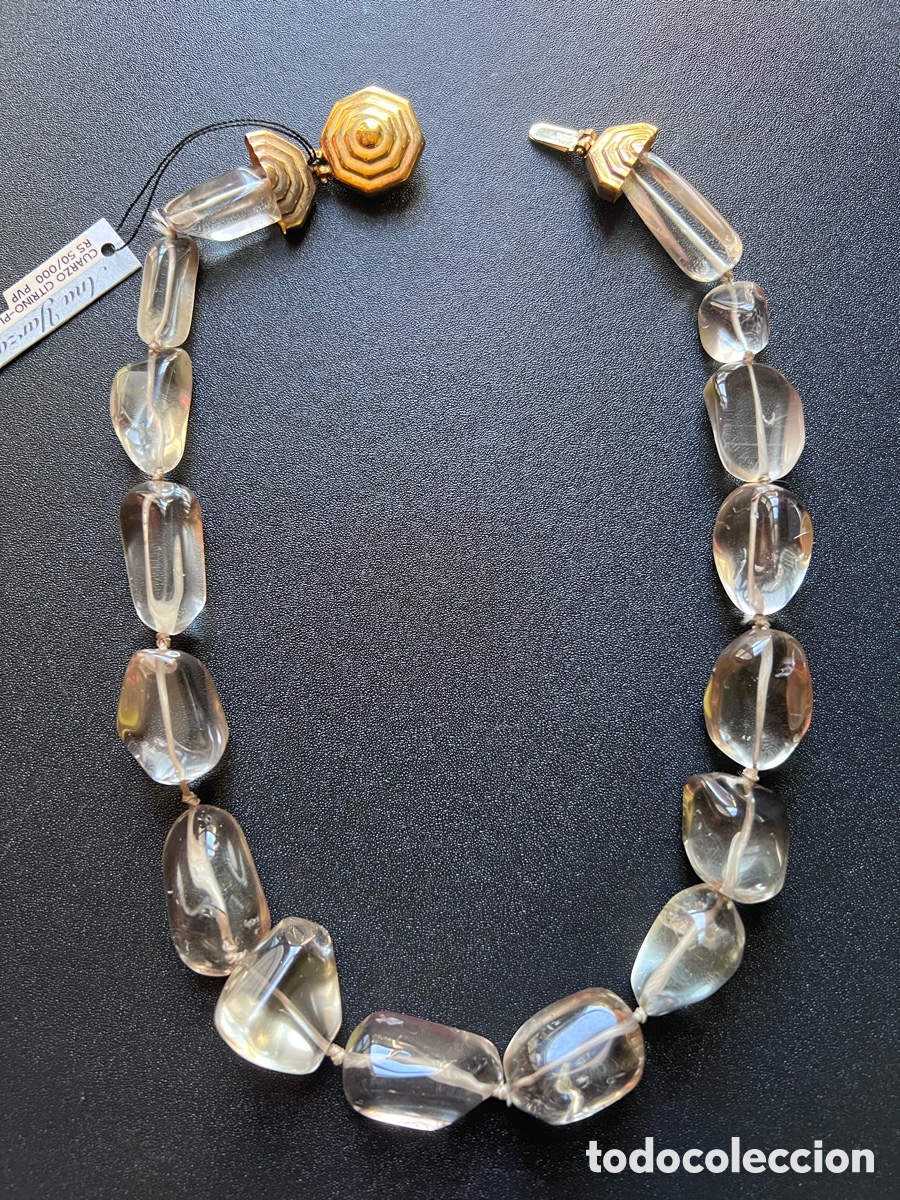 Joyeria: Collar cuarzo citrino y plata de ley - Foto 1